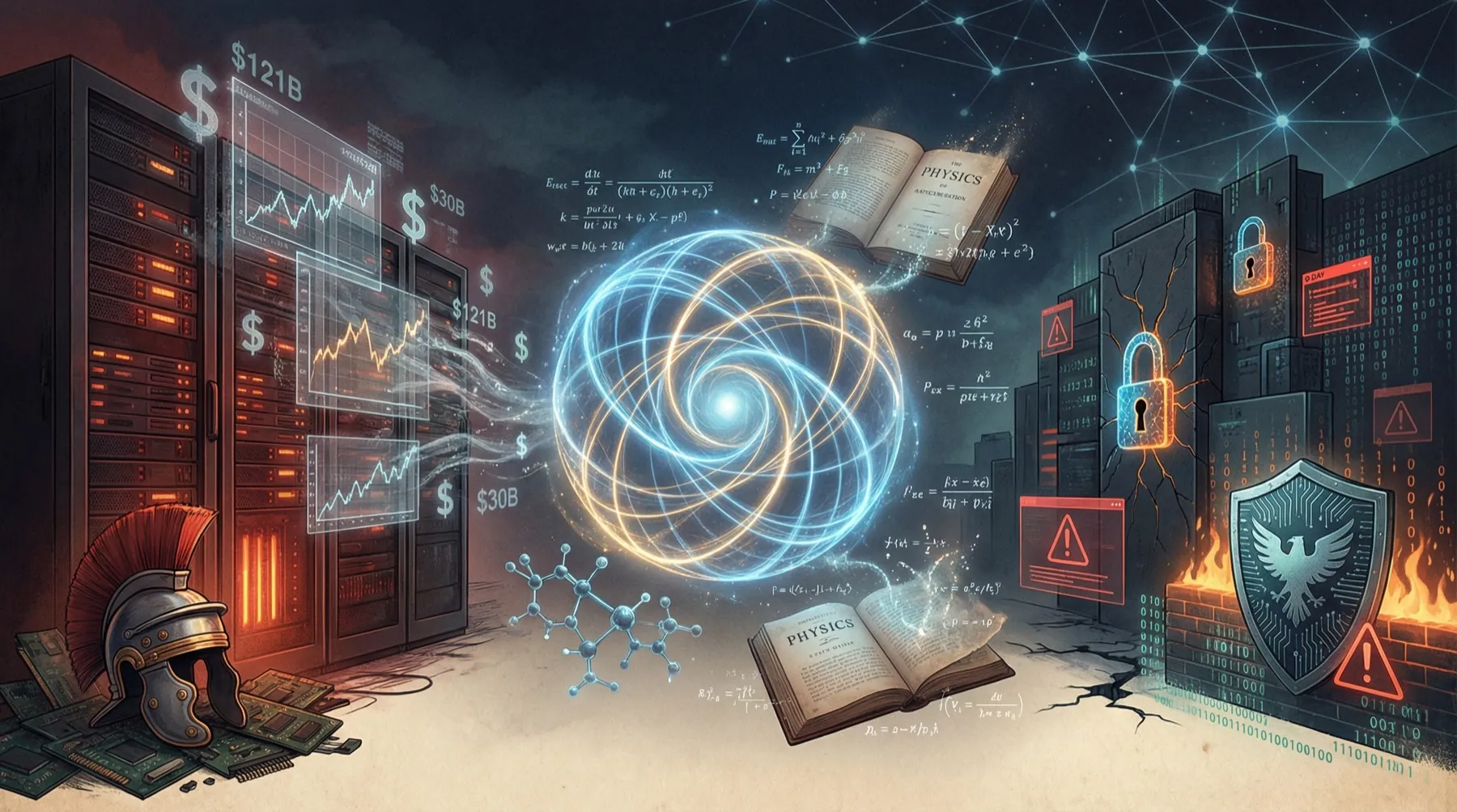 AI at the Inflection Point: Economics, Discovery, and the End of Passive Cybersecurity