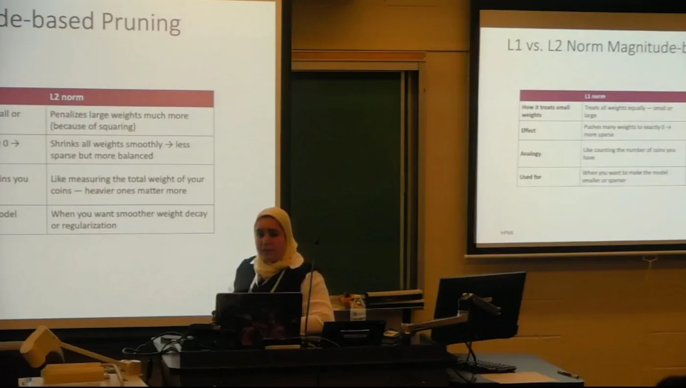 Lecture on Model Pruning — HPML at Columbia